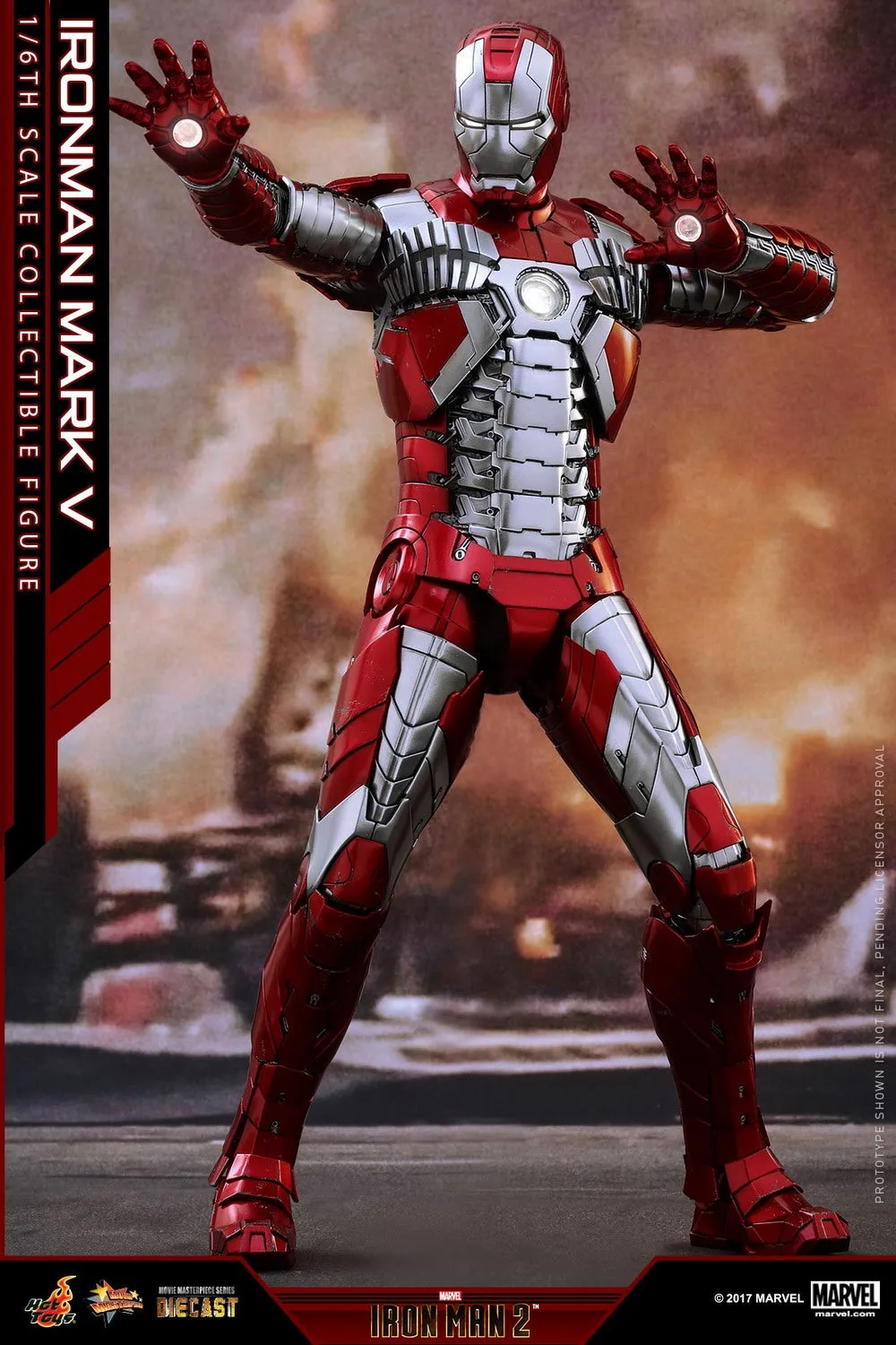 51750 hot toys mark 5 diecast display