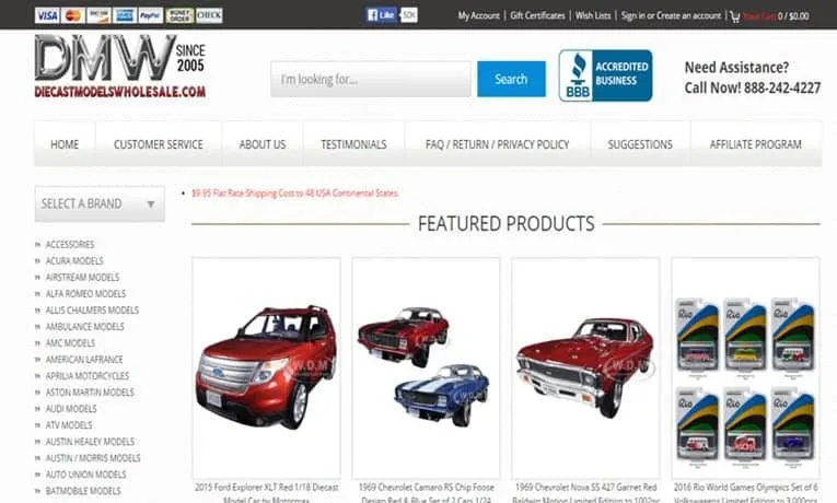 51775 diecast models wholesale 3