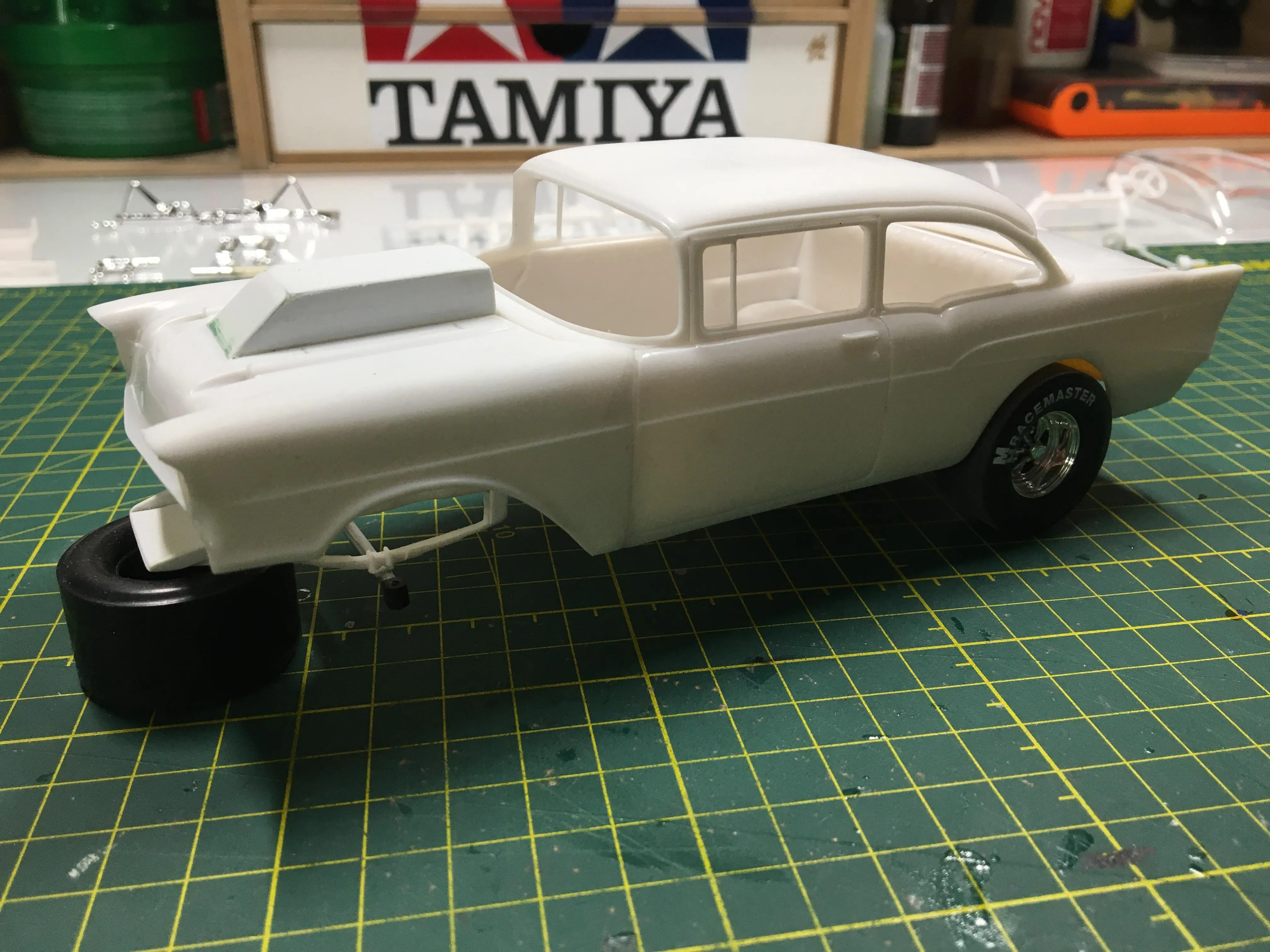51788 1957 chevy gasser diecast display