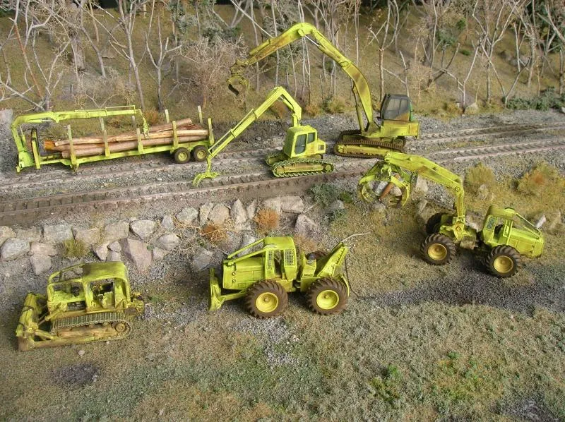 51797 diecast logging equipment 1 50