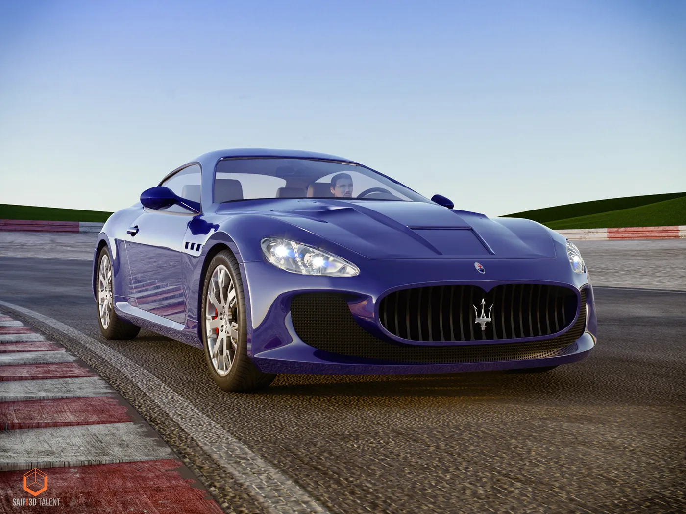 51814 maserati grancabrio diecast model 4