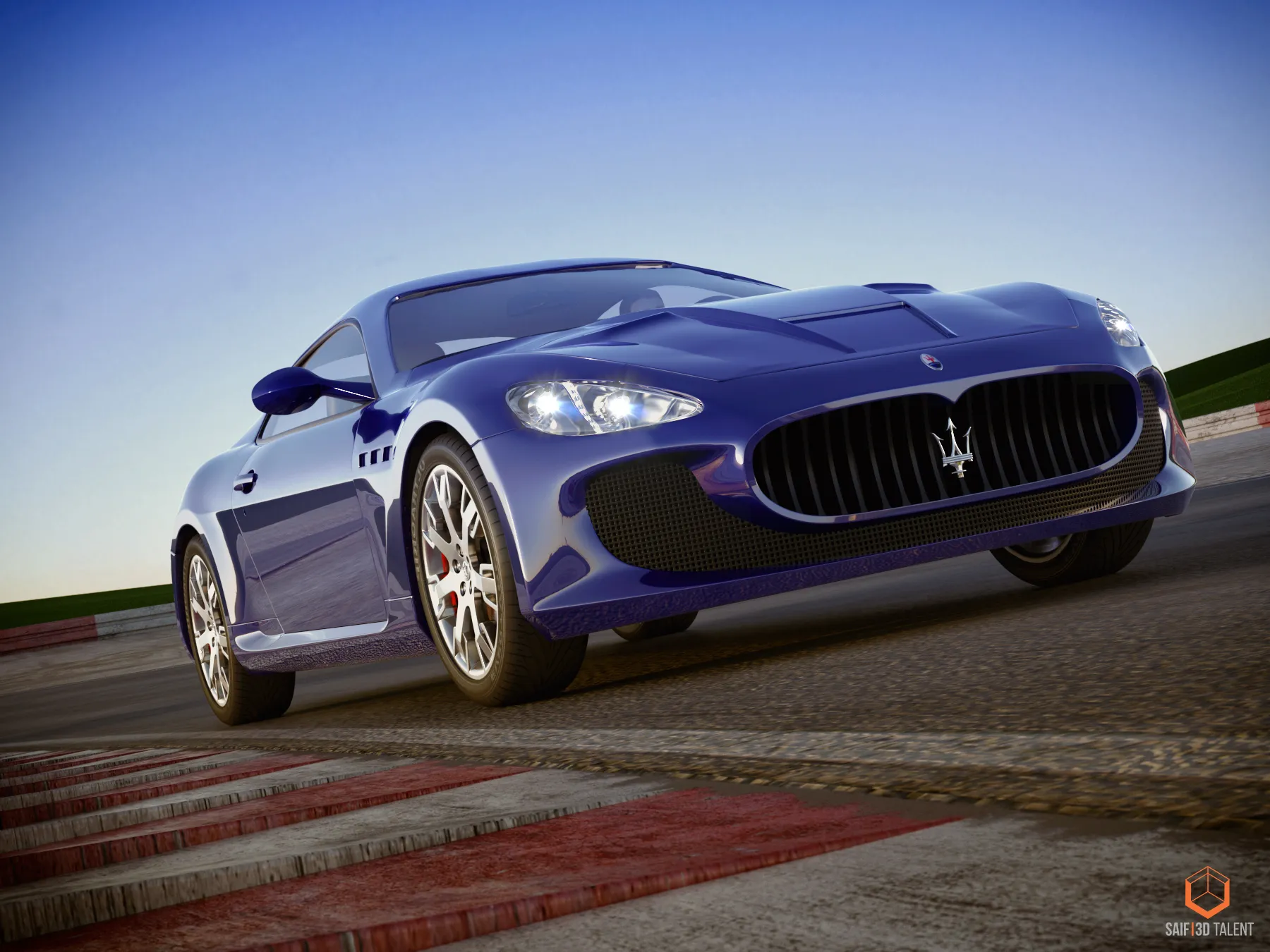 51814 maserati grancabrio diecast model 5