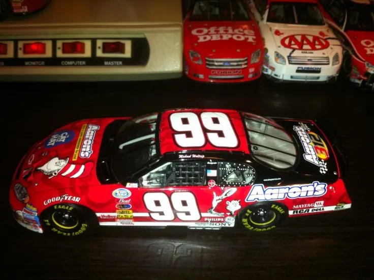 51872 nascar diecast models display