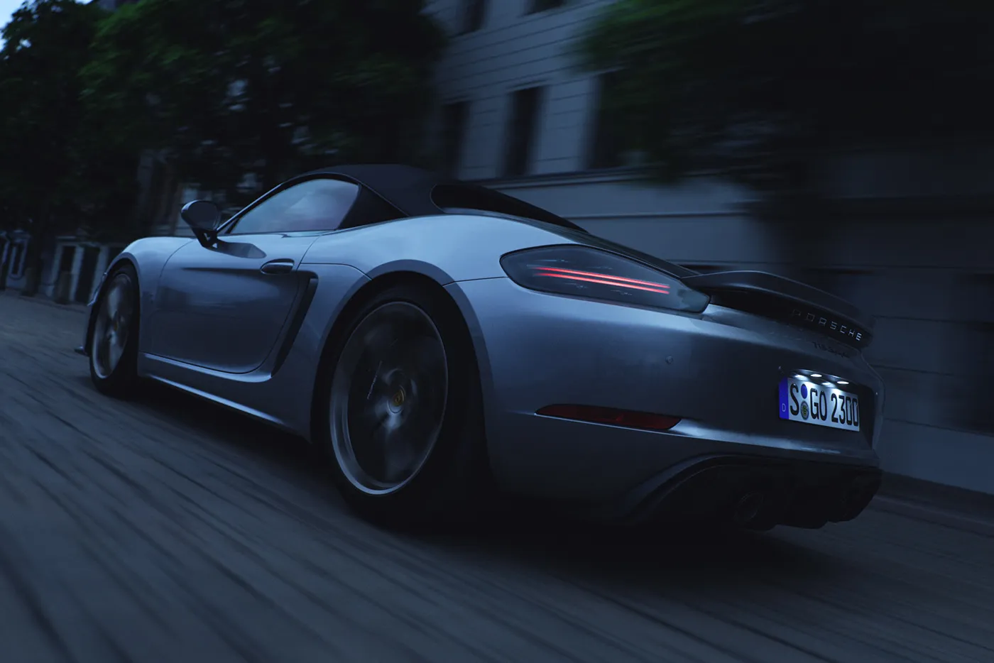 51902 porsche 718 spyder diecast exterior