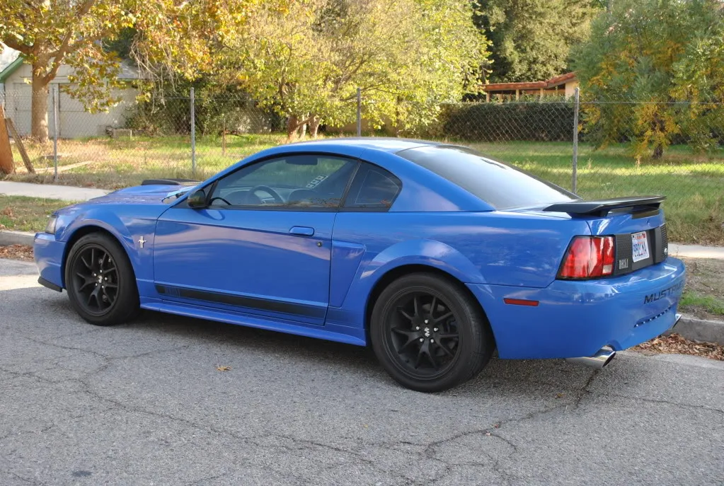 51912 azure blue mach 1 diecast featured