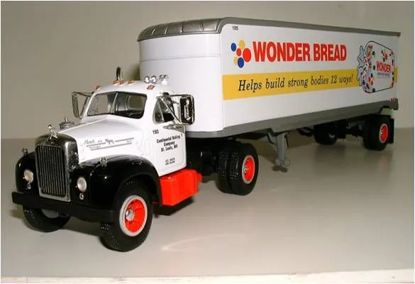 51954 diecast truck display